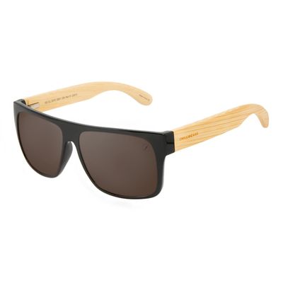 Óculos de Sol Masculino Chilli Beans Clássicos Marrom Polarizado Bambu