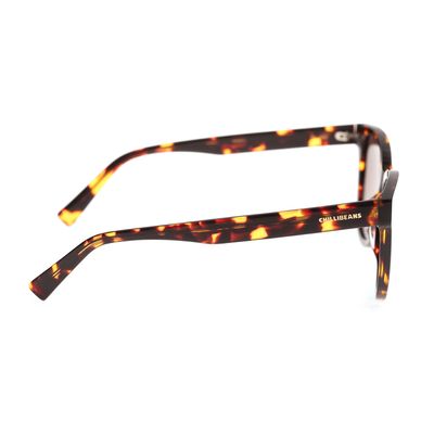 Óculos de Sol Feminino Chilli Beans Quadrado Polarizado Degradê Marrom