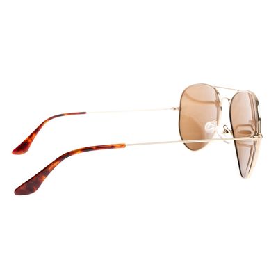 Óculos de Sol Masculino Chilli Beans Clássicos Aviador Polarizado Dourado
