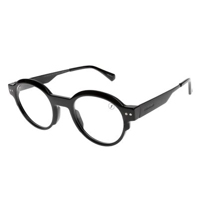 Armação Para Óculos de Grau Masculino Chilli Beans Multi Redondo Degradê Preto Polarizado