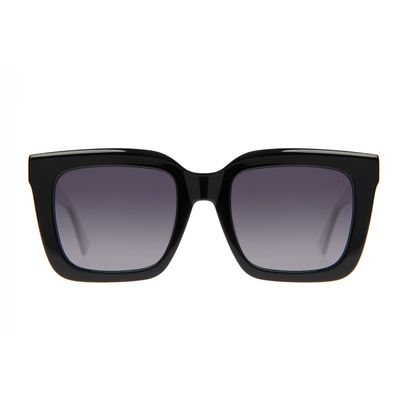 Óculos de Sol Feminino Chilli Beans Quadrado Degradê Preto Polarizado