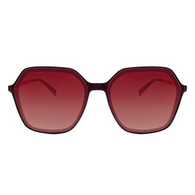 Óculos de Sol Feminino Chilli Beans Redondo Degradê Bege