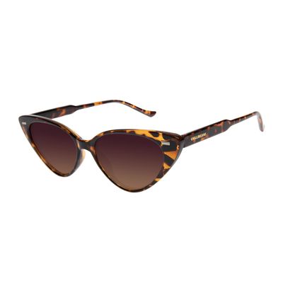 Óculos de Sol Feminino Chilli Beans Gatinho Marrom Polarizado