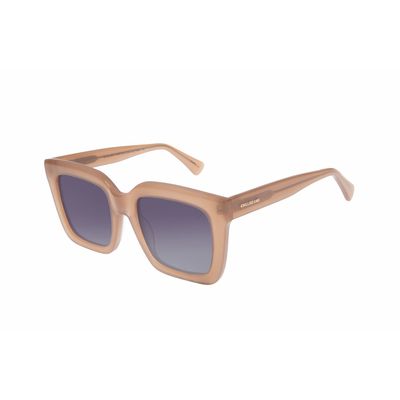 Óculos de Sol Feminino Chilli Beans Quadrado Degradê Bege Polarizado