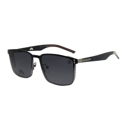 Armação Para Óculos de Grau Masculino Poker Copag Flap Multi Polarizado Ônix