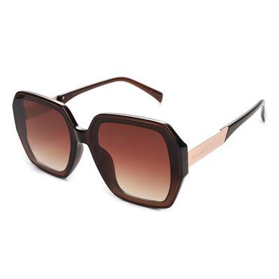 Óculos de Sol Feminino Chilli Beans Quadrado Degradê Marrom