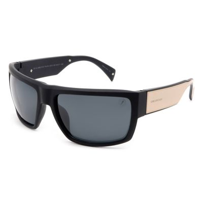Óculos de Sol Masculino Carlinhos Maia Quadrado Preto Polarizado
