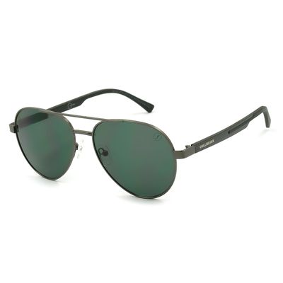 Óculos de Sol Masculino Chilli Beans  Carbon Redondo Verde Escuro