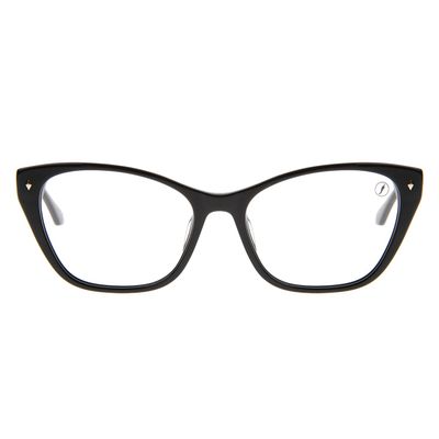 Armação Para Óculos de Grau Feminino Acetato Italiano Preto