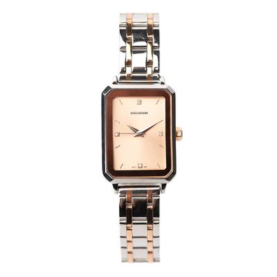 Relógio Analógico Feminino Chilli Beans Metal Quadrado Rosé