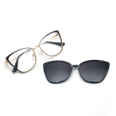 Armação Para Óculos de Grau Feminino Chilli Beans Cat Multi Polarizado Degradê Dourado