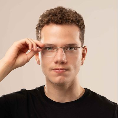 Armação Para Óculos De Grau Masculino Chilli Beans Modelo 3 Peças Ônix