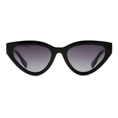 Óculos de Sol Feminino Eco Cat Polarizado Degradê Preto