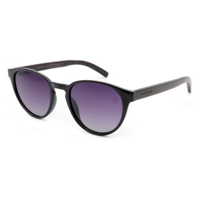 Óculos de Sol Masculino Chilli Beans Redondo Polarizado Degradê Preto