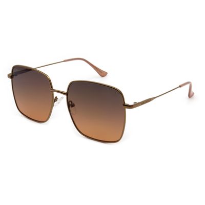 Óculos de Sol Feminino Chilli Beans Quadrado Degradê Marrom