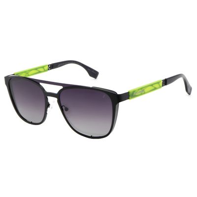 Óculos de Sol Masculino Alok Space Rave Quadrado Polarizado Degradê Preto