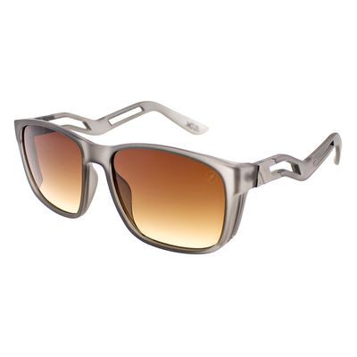 Óculos de Sol Masculino Alok Space Rave Quadrado Degradê Cinza