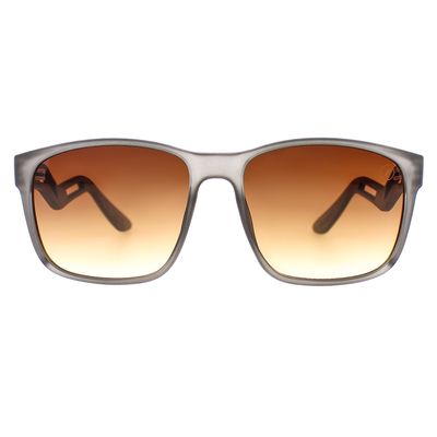 Óculos de Sol Masculino Alok Space Rave Quadrado Degradê Cinza