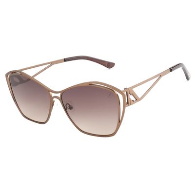 Óculos de Sol Feminino Alok Space Rave Cat Dourado