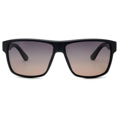 Óculos de Sol Masculino Bambu e Madeira Quadrado Polarizado Degradê