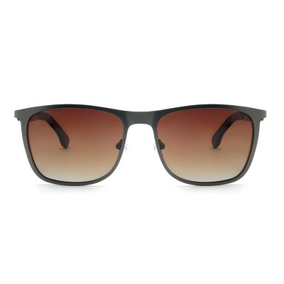 Óculos de Sol Masculino Bambu e Madeira Polarizado Degradê Ônix
