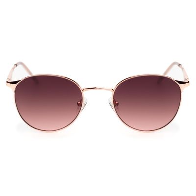 Óculos de Sol Unissex Chilli Beans Redondo Rosé