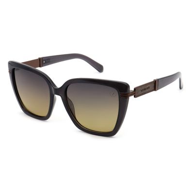 Óculos de Sol Feminino Bambu e Madeira Polarizado Marrom