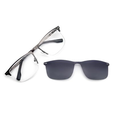 Armação Para Óculos de Grau Masculino Chilli Beans Multi Quadrado Polarizado Degradê Ônix