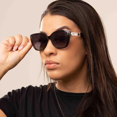 Armação Para Óculos de Grau Feminino Resort Multi Polarizado Degradê