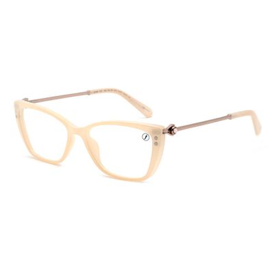 Armação Para Óculos de Grau Feminino Multi Polarizado Bege