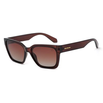 Óculos de Sol Feminino Chilli Beans Cat Polarizado Degradê Marrom