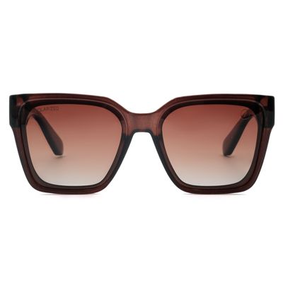 Óculos de Sol Feminino Chilli Beans Cat Polarizado Degradê Marrom