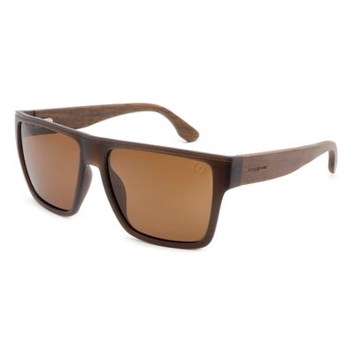 Óculos de Sol Masculino Chilli Beans Quadrado Polarizado Marrom