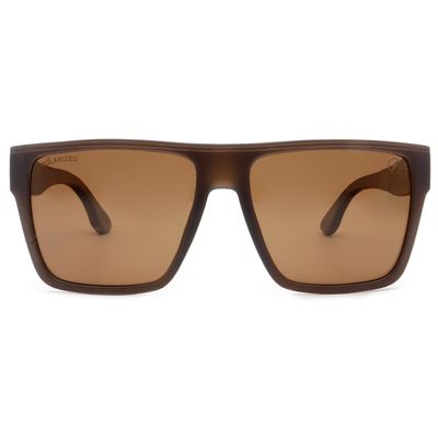 Óculos de Sol Masculino Chilli Beans Quadrado Polarizado Marrom