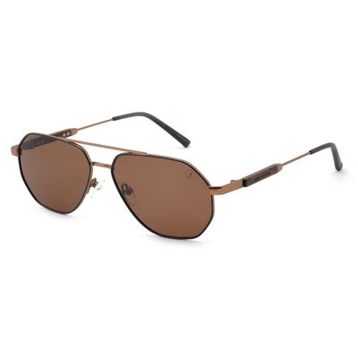 Óculos de Sol Masculino Chilli Beans Executivo Polarizado Marrom