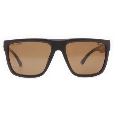 Óculos de Sol Masculino Reebok Quadrado Sport Polarizado Marrom