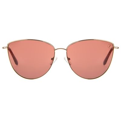 ´Óculos de Sol Feminino Marilyn Monroe Cat Dourado