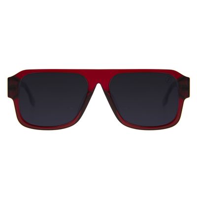 Óculos de Sol Masculino Horror Jason Vermelho Escuro