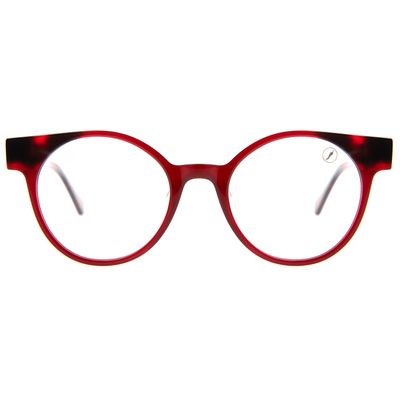 Armação Para Óculos de Grau Feminino Feminino Premium Redondo Vinho