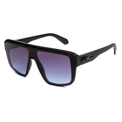 Óculos de Sol Unissex Alok Sneakers Quadrado Degradê Azul