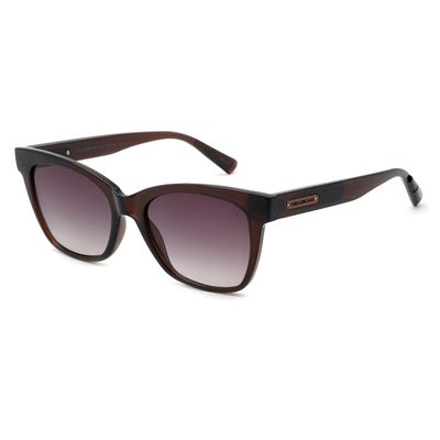 Óculos de Sol Feminino Risqué Quadrado Degradê Marrom
