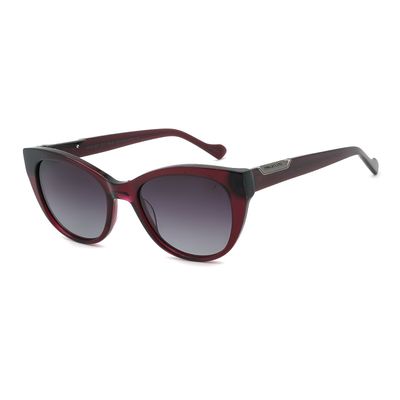 Óculos de Sol Feminino Chilli Beans Redondo Polarizado Degradê Vinho
