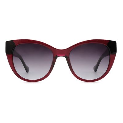 Óculos de Sol Feminino Chilli Beans Redondo Polarizado Degradê Vinho