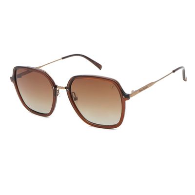 Óculos de Sol Feminino Chilli Beans Quadrado Polarizado Degradê Marrom