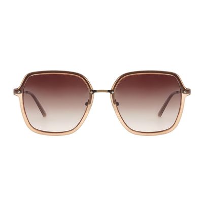 Óculos de Sol Feminino Chilli Beans Quadrado Polarizado Degradê Rosé