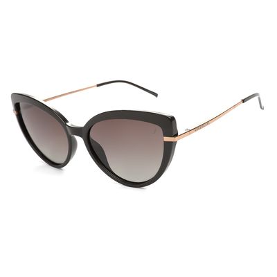 Óculos de Sol Feminino Chilli Beans Polarizado Gatinho Degradê Marrom