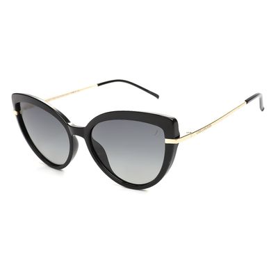 Óculos de Sol Feminino Chilli Beans Polarizado Gatinho Degradê Preto