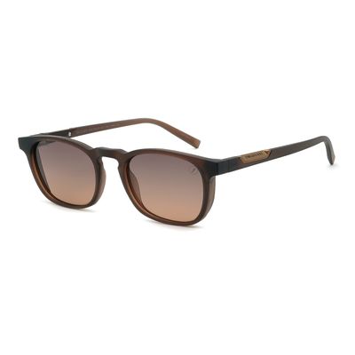 Óculos de Sol Masculino Chilli Beans Quadrado Polarizado Degradê Marrom