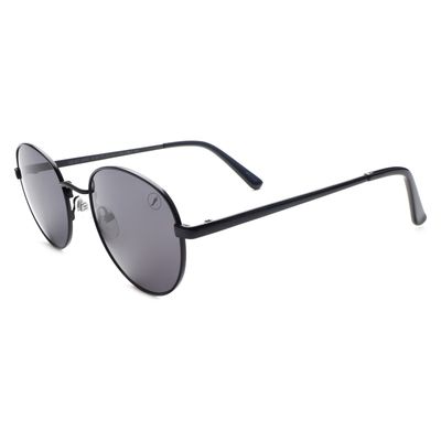 Óculos de Sol Masculino Chilli Beans Clássicos Redondo Metal Preto Brilho