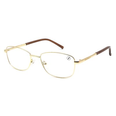 Armação Para Óculos de Grau Feminino Chilli Beans Quadrado Dourado
